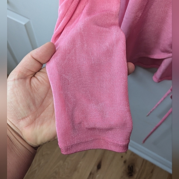 JOELLE Collection Cardigan Cover Up Size XL (Could Fit 2XL) Colorful Bright Pink - Picture 5 of 11